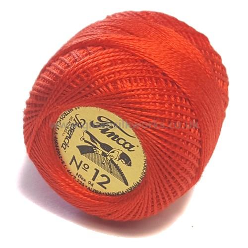 Finca Perle Cotton Ball - Size 12 - # 1163 (Dark Madder)