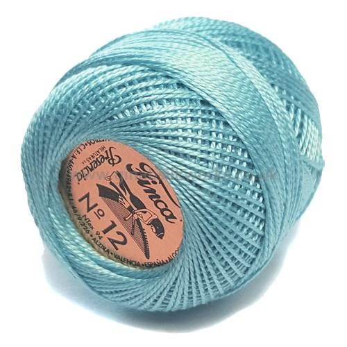 Finca Perle Cotton Ball - Size 12 - # 3312 (Medium French Blue)