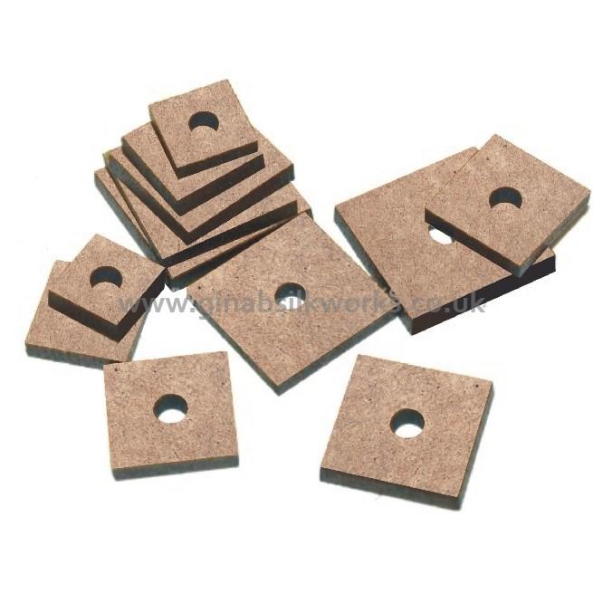 Square Stacker Button Moulds No 42  (15mm) MDF x 2 sets