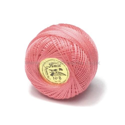 Finca Perle Cotton Ball - Size 8 - # 1889 (Mid Salmon Pink)