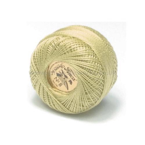 Finca Perle Cotton Ball - Size 8 - # 4799 (Pale Straw Green)