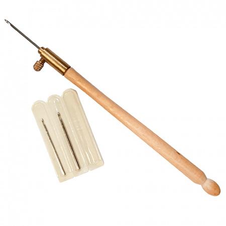 Tambour Hook Needle Set (1 handle, 3 hooks)