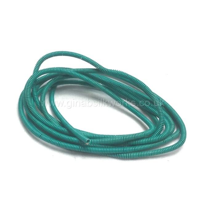 Enamelled Perl (Coiled) Wire - Opaque Green - No.2