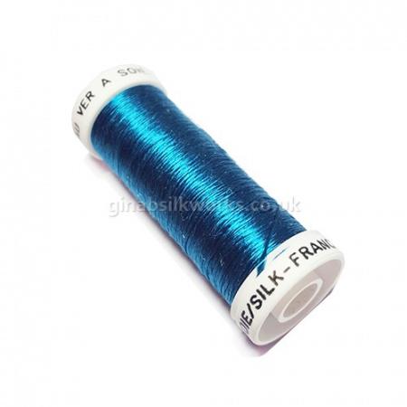 Soie Ovale Flat Filament Silk - #1725 - (Peacock Blue)