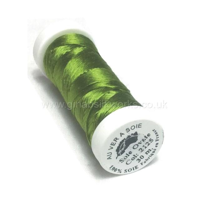 Soie Ovale Flat Filament Silk - #2125- (Avocado Green)