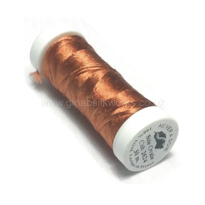 Soie Ovale Flat Filament Silk - #2624 - (Light Copper)
