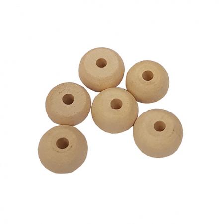 Hand Turned Mound Button Moulds No 136 (10mm) Wood x 6