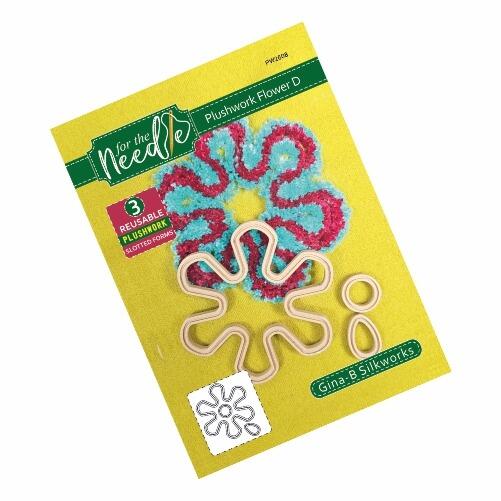 Gina-B Silkworks "For the Needle" Flower D - Plushwork tool set packaging image
