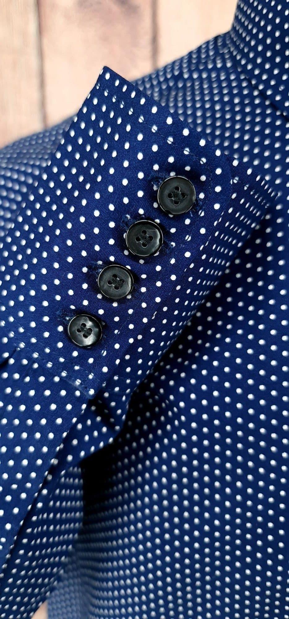 &Maxwell& Polka Dot Button Down Shirt Modclothin