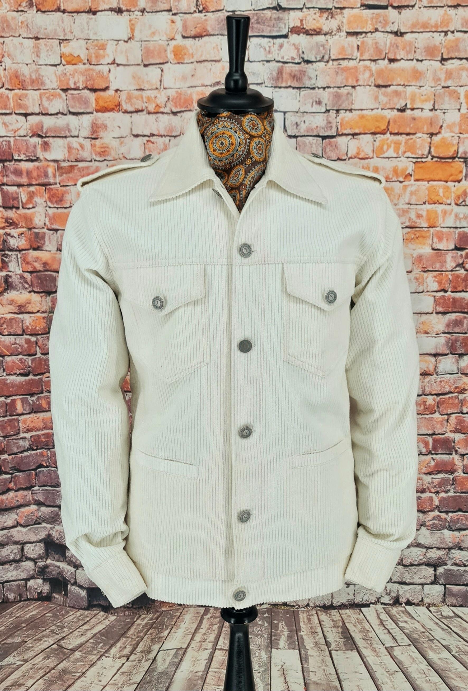 Corduroy on sale white jacket