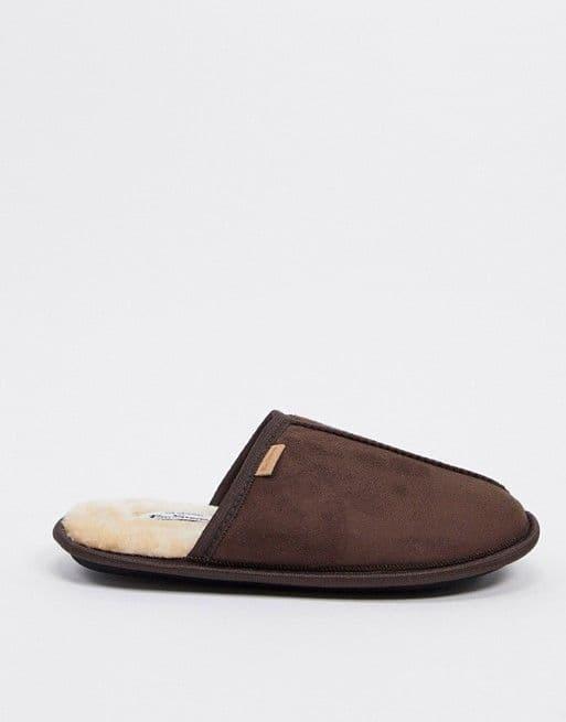 Ben Sherman Choc Brown Slippers