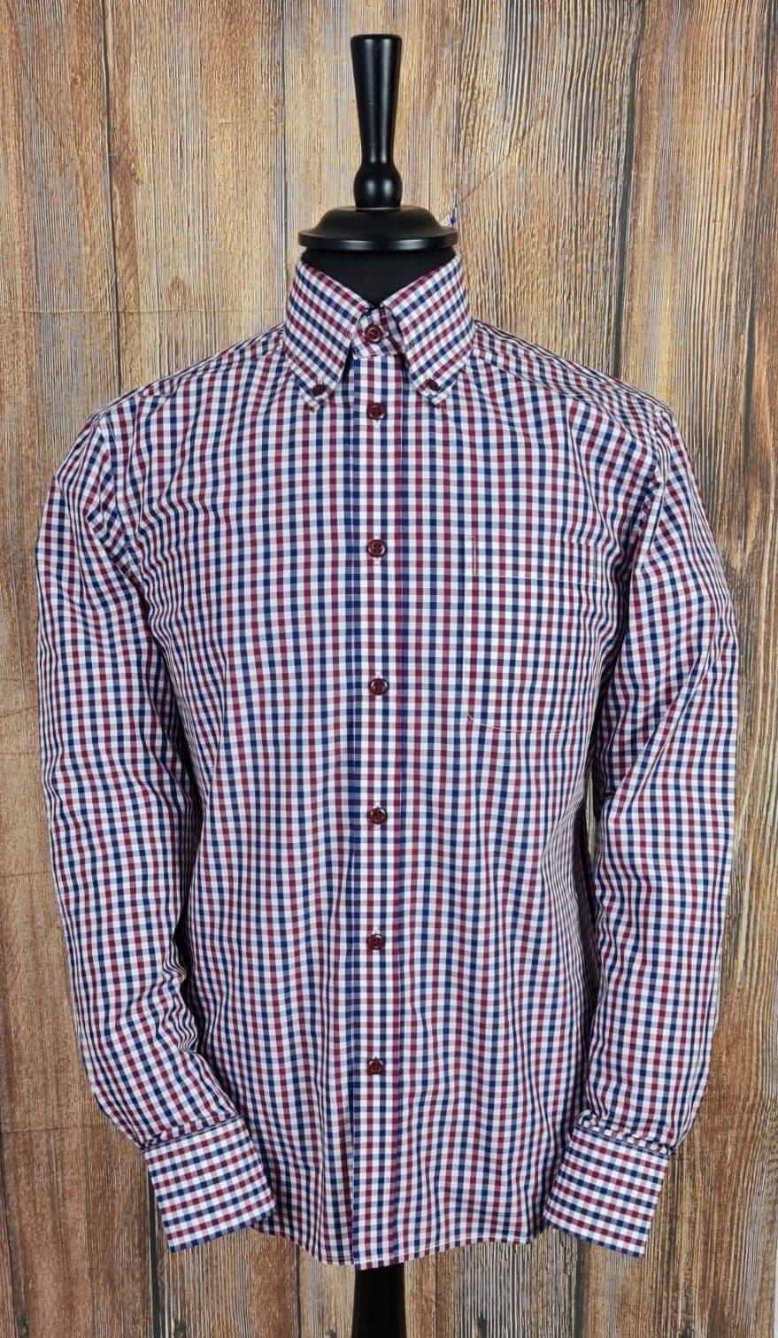 &Benjamin& Triple Colour House Check Shirt