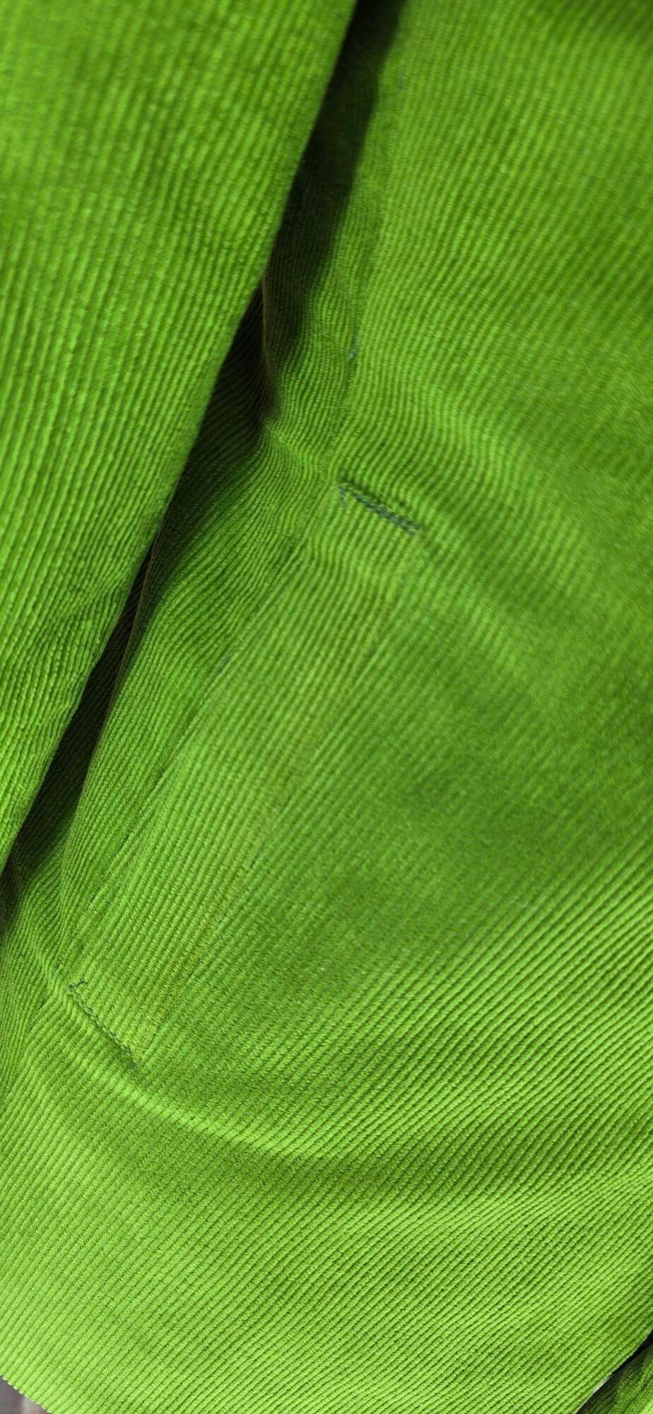 Sylvester - Zesty Lime Green Corduroy Jacket