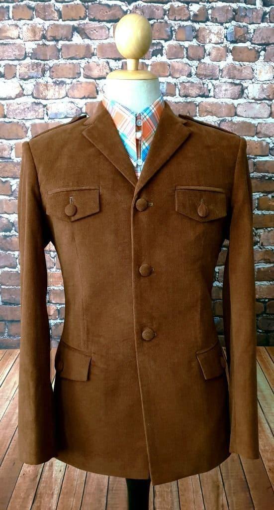 Mens on sale corduroy overcoat