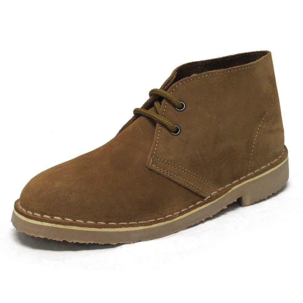 Roamers Original Classic Sand Mod Suede Desert Boots