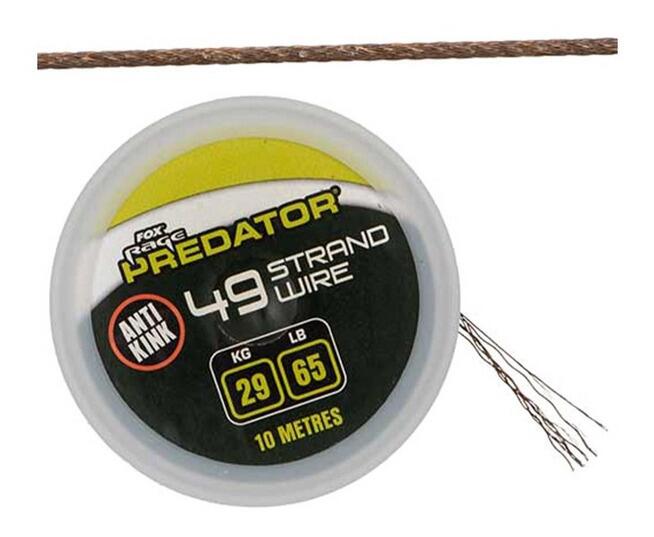 Fox Rage Predator 49-Strand Coated Steel Wire 10m