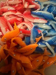 Bulk rubber lures 3.5