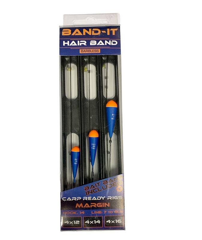 Band-It Hair Band Barbless Margin Pole Rigs