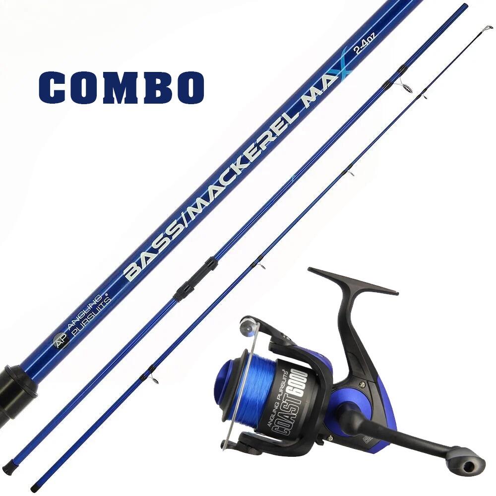 October /november SPECIAL Angling Pursuits COAST 6000 Sea Reel with 10ft  Rod