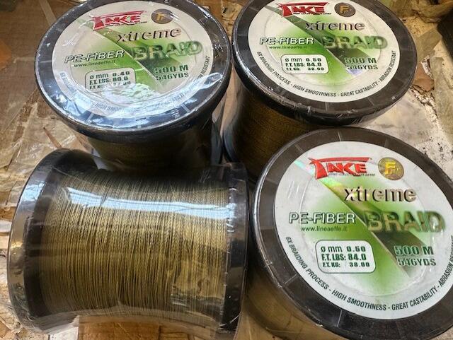 Bulk spools of Take Extreme PE-FIBER