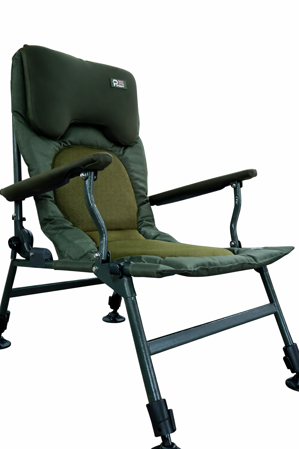 Extra Green Padded Carp fishing chair