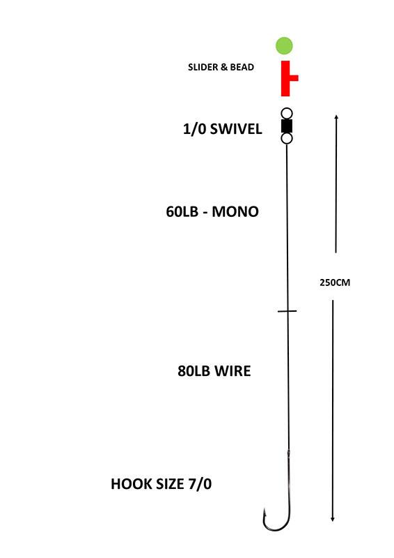 FISHZONE 1 Hook Pro Big Fish Size 7/0