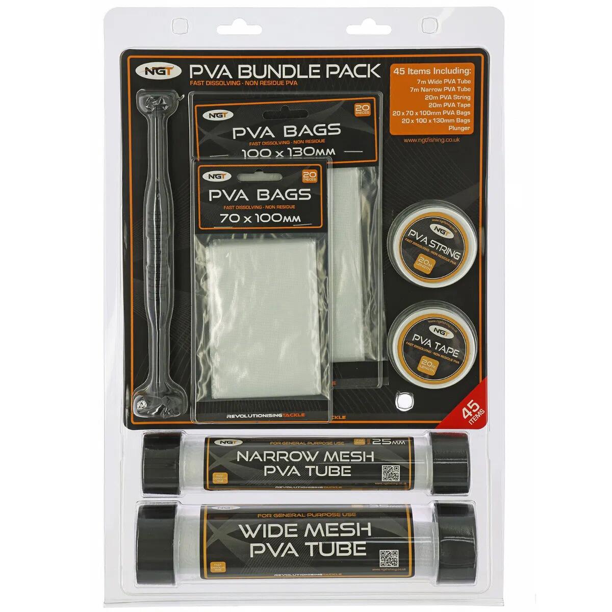 NGT PVA Bundle Pack - 45pc Complete PVA Set