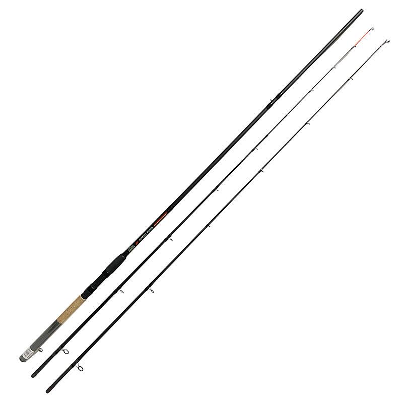 Oakwood 9 ft fishing rod with rod rest and keepnet and further box