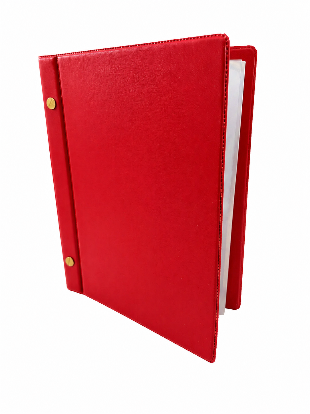 A5 Expandable Hard Cover Nyrex / Nirex Document Holder - Red