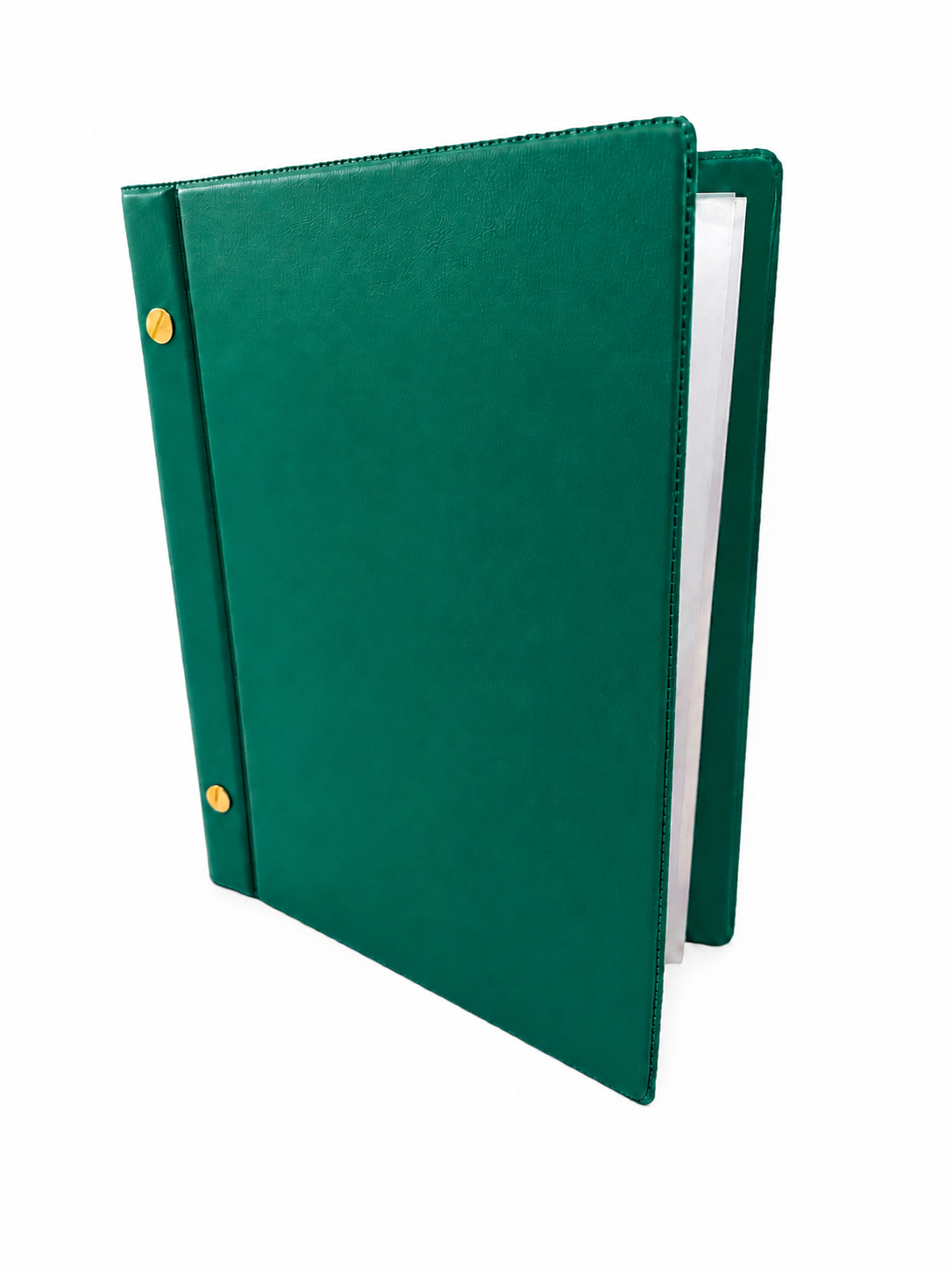A5 Expandable Hard Cover Nyrex / Nirex Document Holder - Mid Green