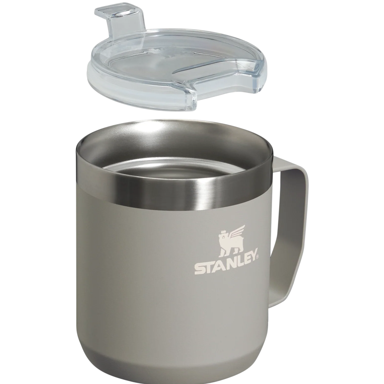 Stanley 1913 Classic Legendary Camp Mug 0.35L - Houdt 1.5 Uur Warm - Vacuüm Geïsoleerde Camping Mok - BPA-Vrij - Vaatwasserbestendig - Roestvrijstalen Thermosbeker - Hammertone Ice