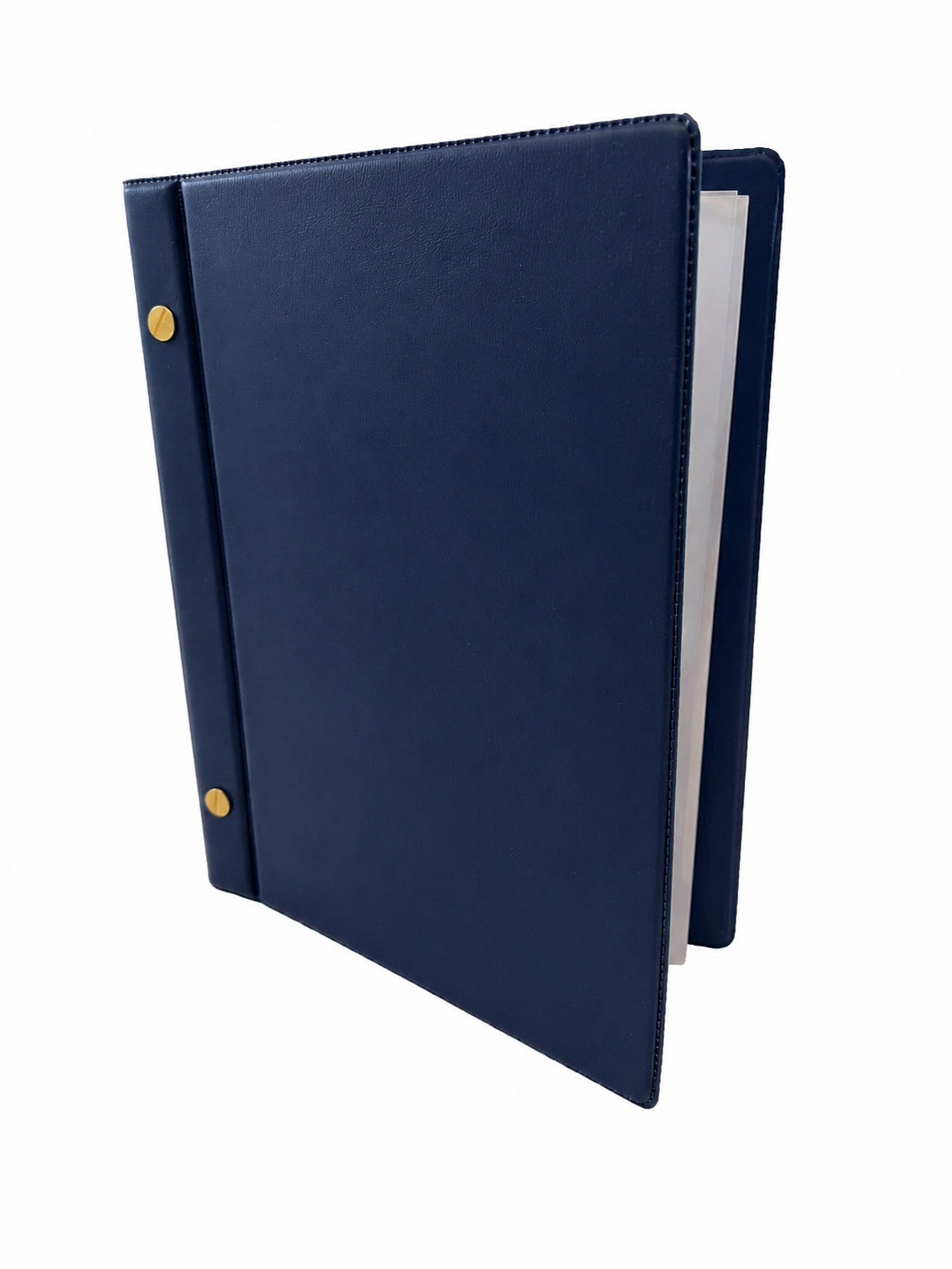 A5 Expandable Hard Cover Nyrex / Nirex Document Holder - Dark Blue