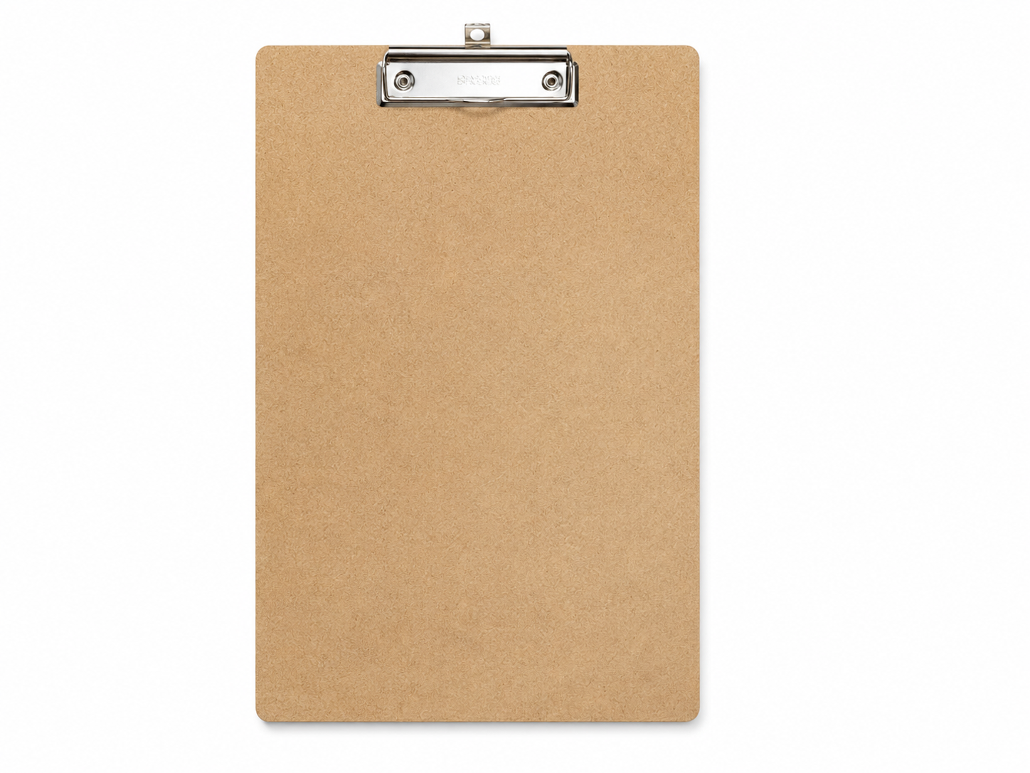 Premium A4 Hardboard Clipboard with Metal Clip