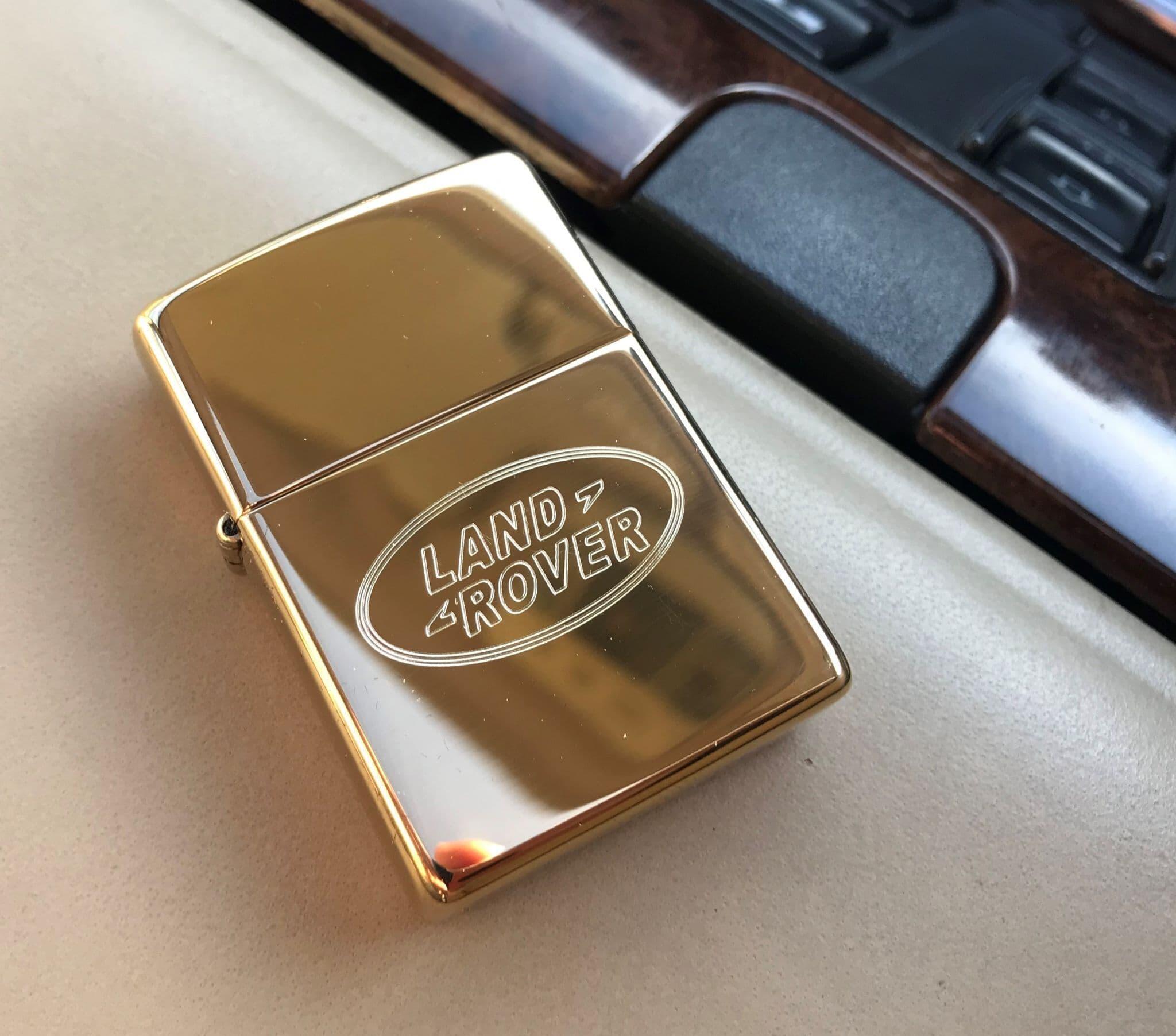 Land Rover Engraved Zippo Lighter