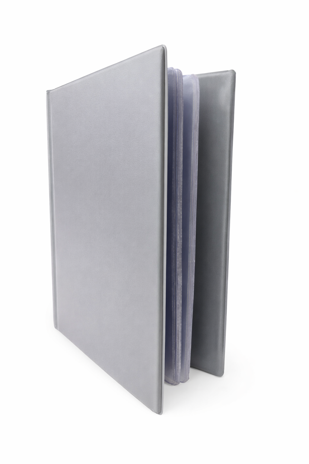 A5 Hard Cover Display Binder - Light Grey