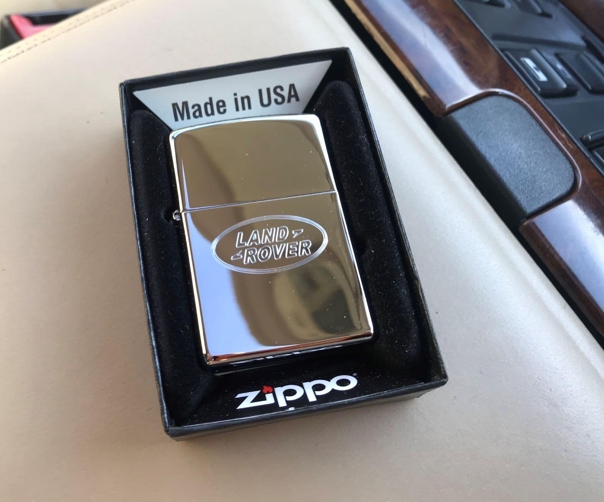 Land Rover Engraved Zippo Lighter