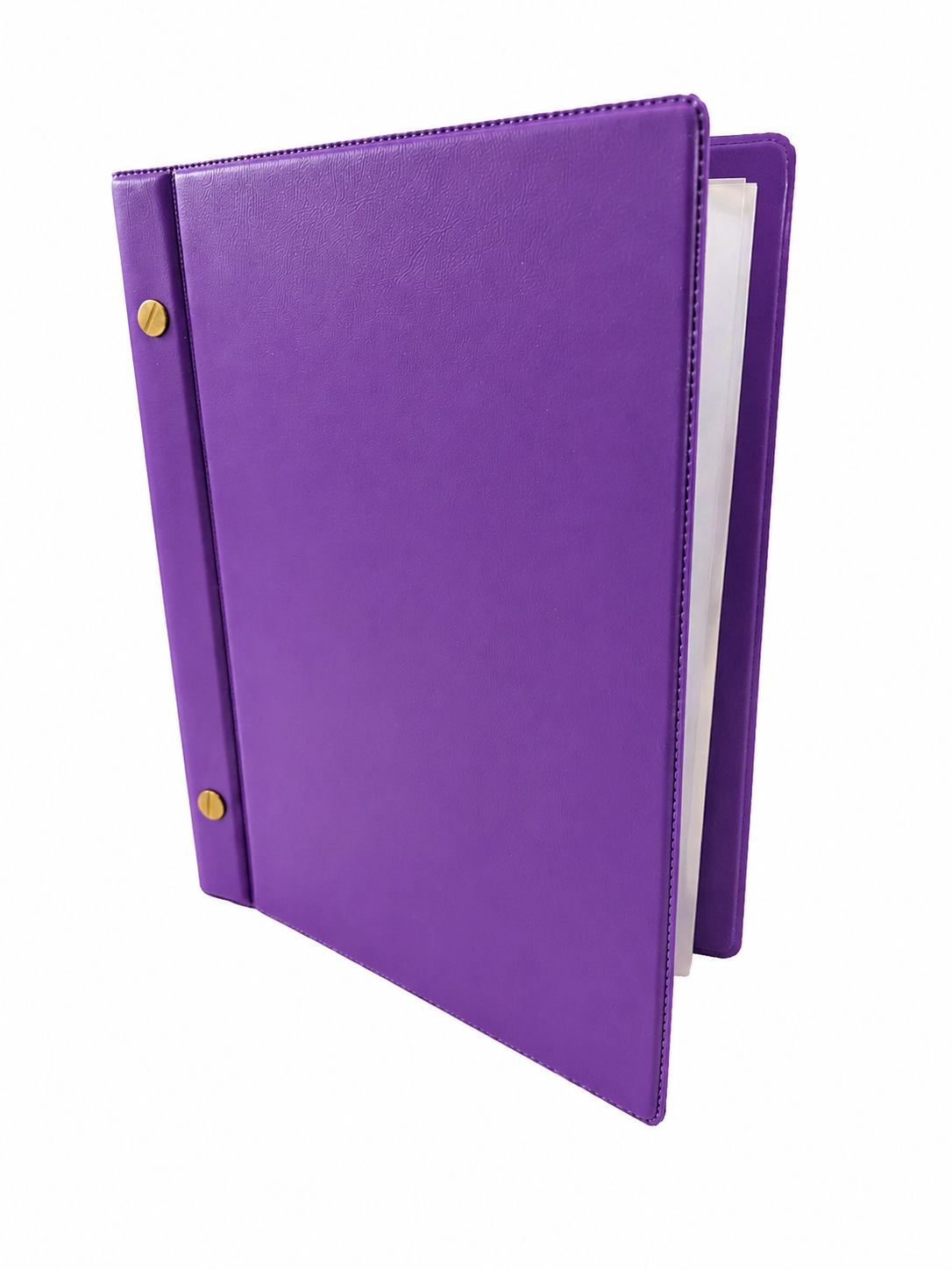 A5 Expandable Hard Cover Nyrex / Nirex Document Holder - Purple