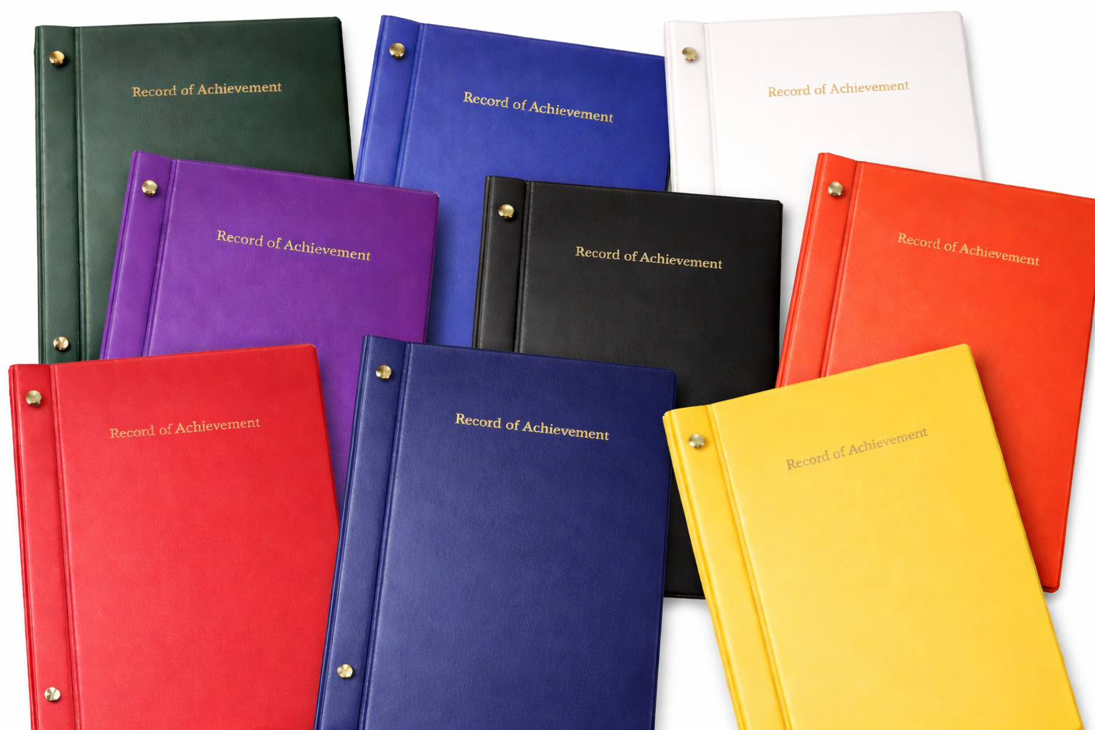 A4 Expandable Record of Achievement Folders