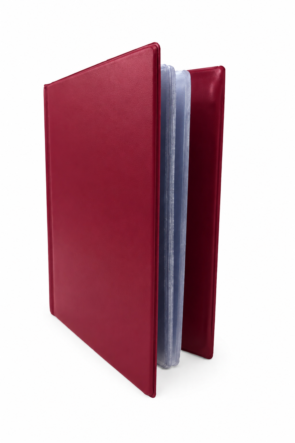 A5 Hard Cover Display Binder - Burgundy