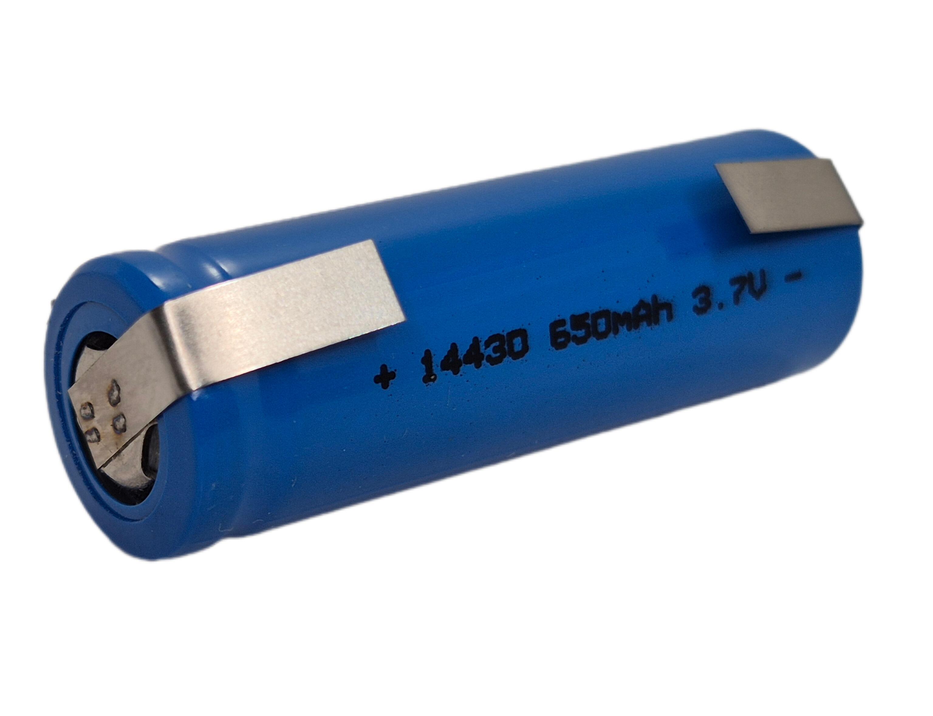 Lithium Li-Ion 3.7V 14430 4/5AA 650mAh Rechargeable Battery - Foto 2