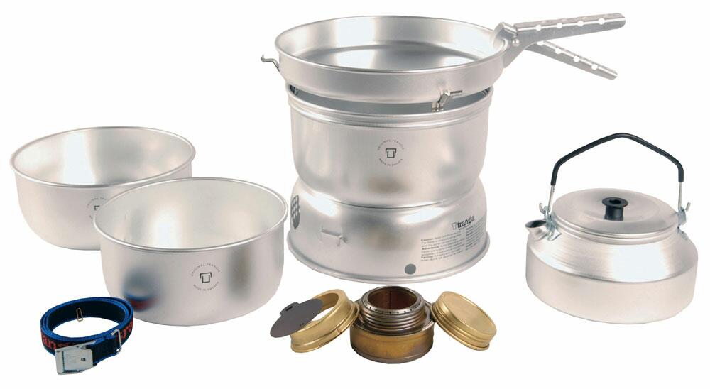 Trangia 27-2 Stove Alloy pans with Kettle - 1