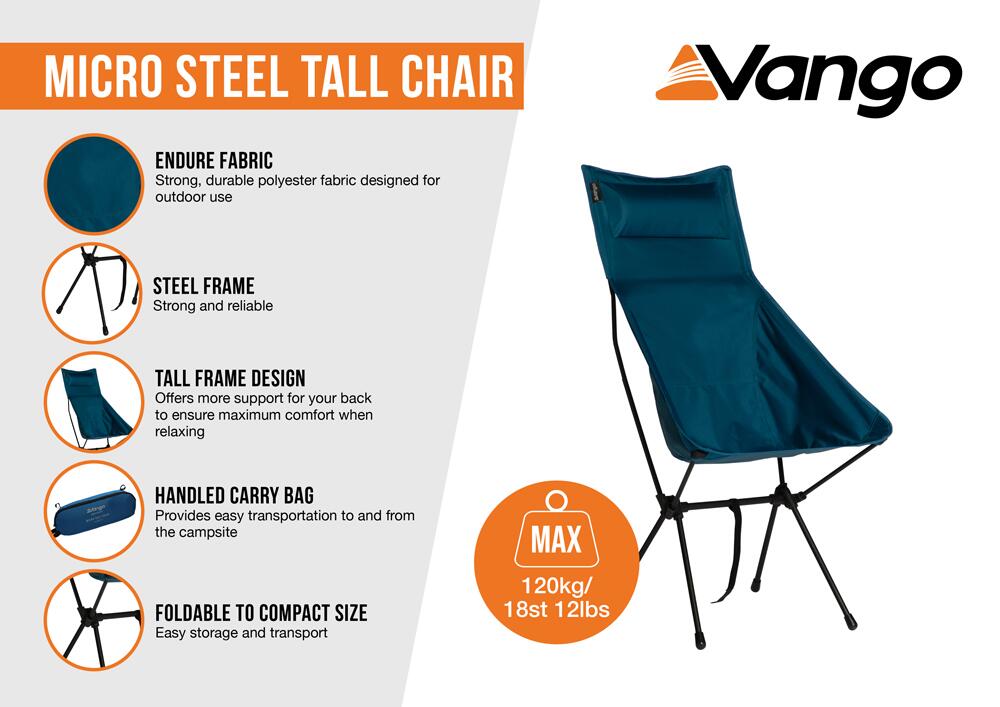 Vango microlite clearance tall chair