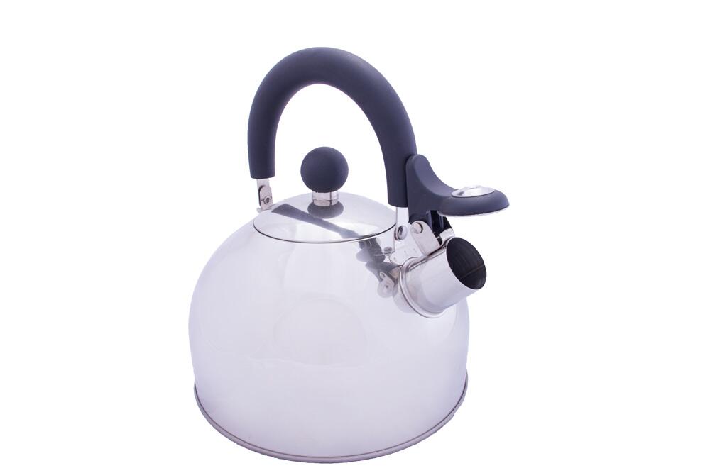 1.6L Stainless Steel kettle with folding handle - 1