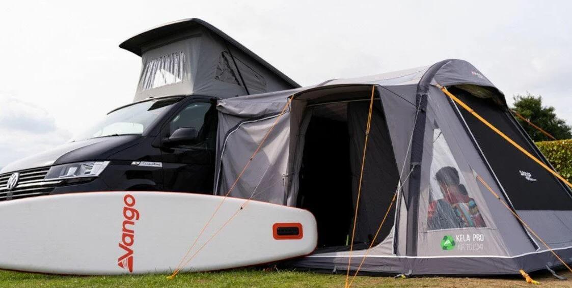 Vango aufblasbares Zelt Bus Vorzelt Faros II Air Low Camping, Auto Luft  Zelt Van Airbeam Aufblasbar