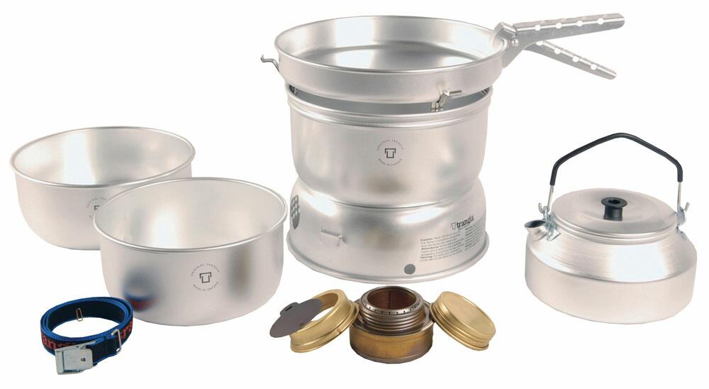Trangia 25-2 Stove Alloy pans with Kettle - 1