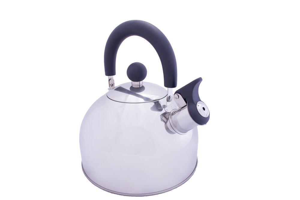 2L Stainless Steel kettle with folding handle - 1