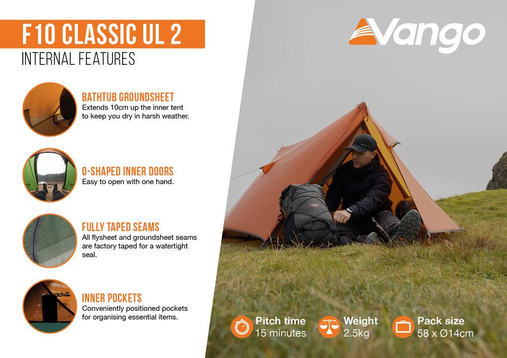 Vango F10 Classic UL2 Technical Tent