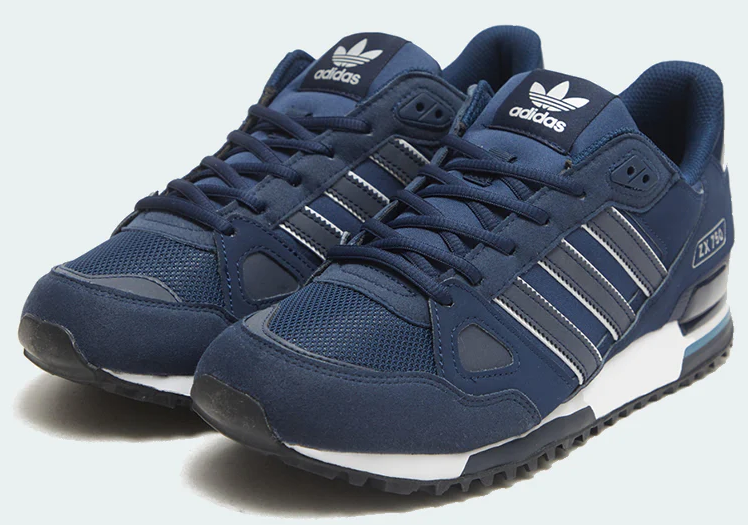 紺　 adidas Originals Men's Zx Flux Sneakers, Dark Blue Dark Blue White