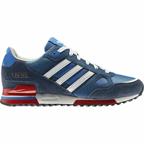 adidas Originals Mens ZX750 Trainers Navy / White rrp £100 only