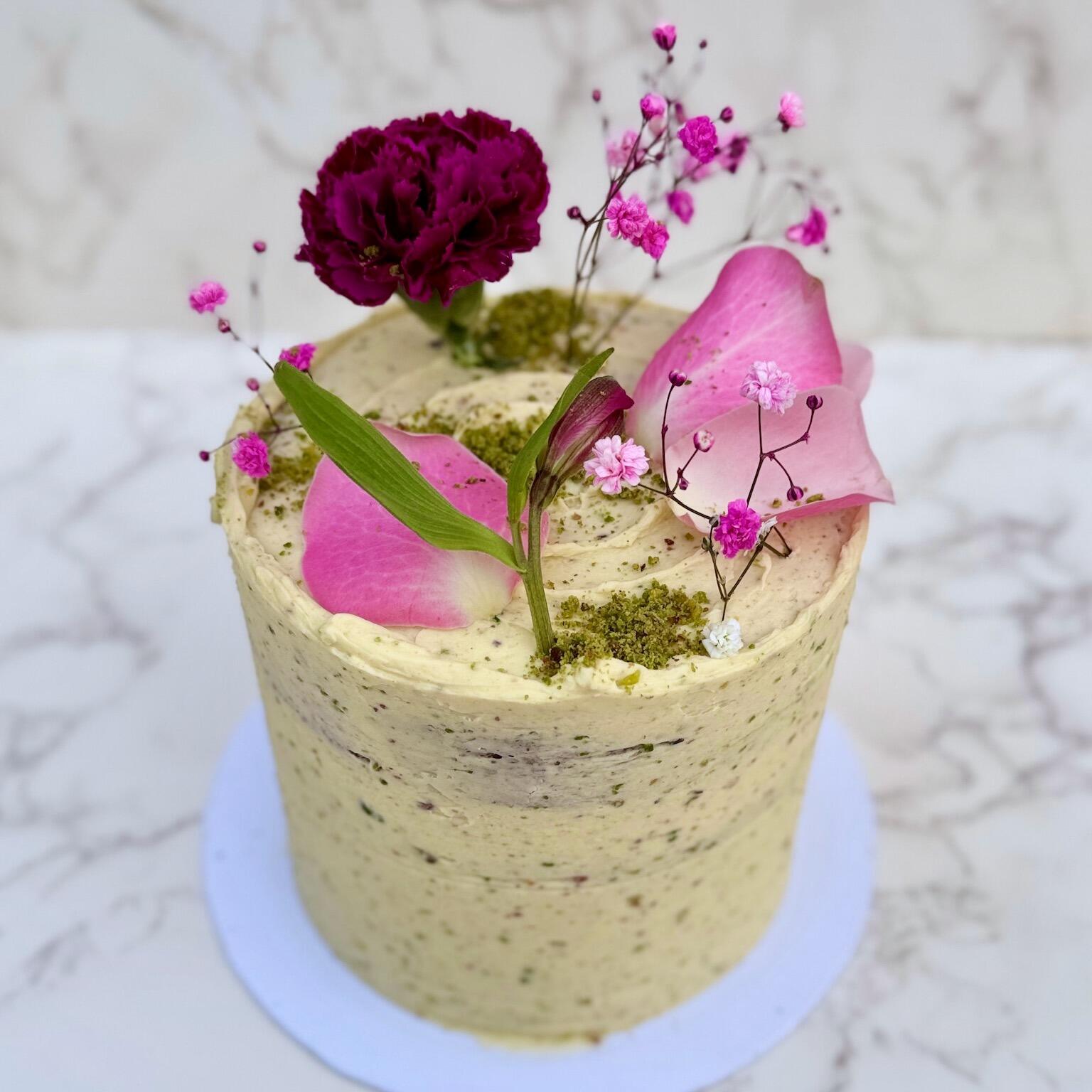 Pistachio and Blood Orange Cake